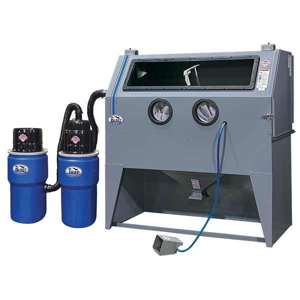 Skat Blast® USA 970-DLX Abrasive Blasting Cabinet & Skat Trap Combo