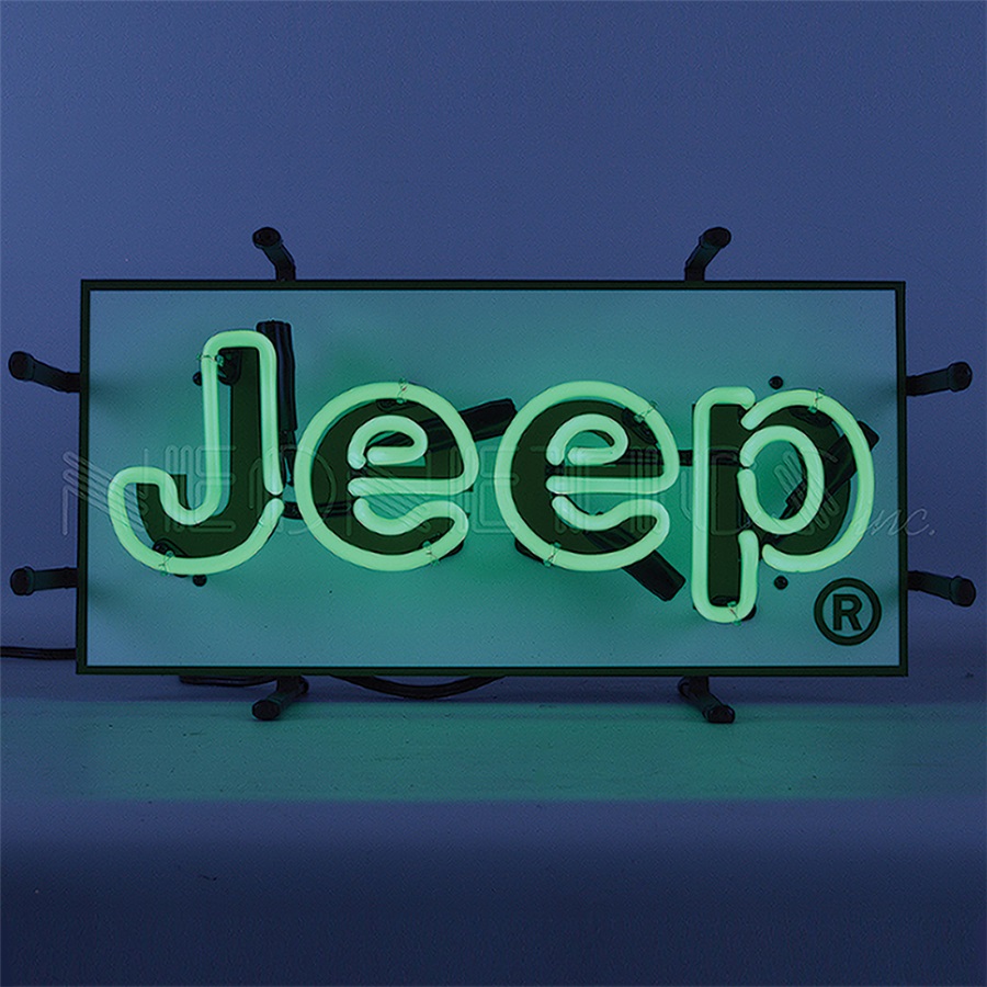 Jeep Green Junior Neon Sign