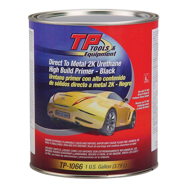 TP Tools® "3-IN-1" Urethane Primer (2K) DTM - Black, Gal