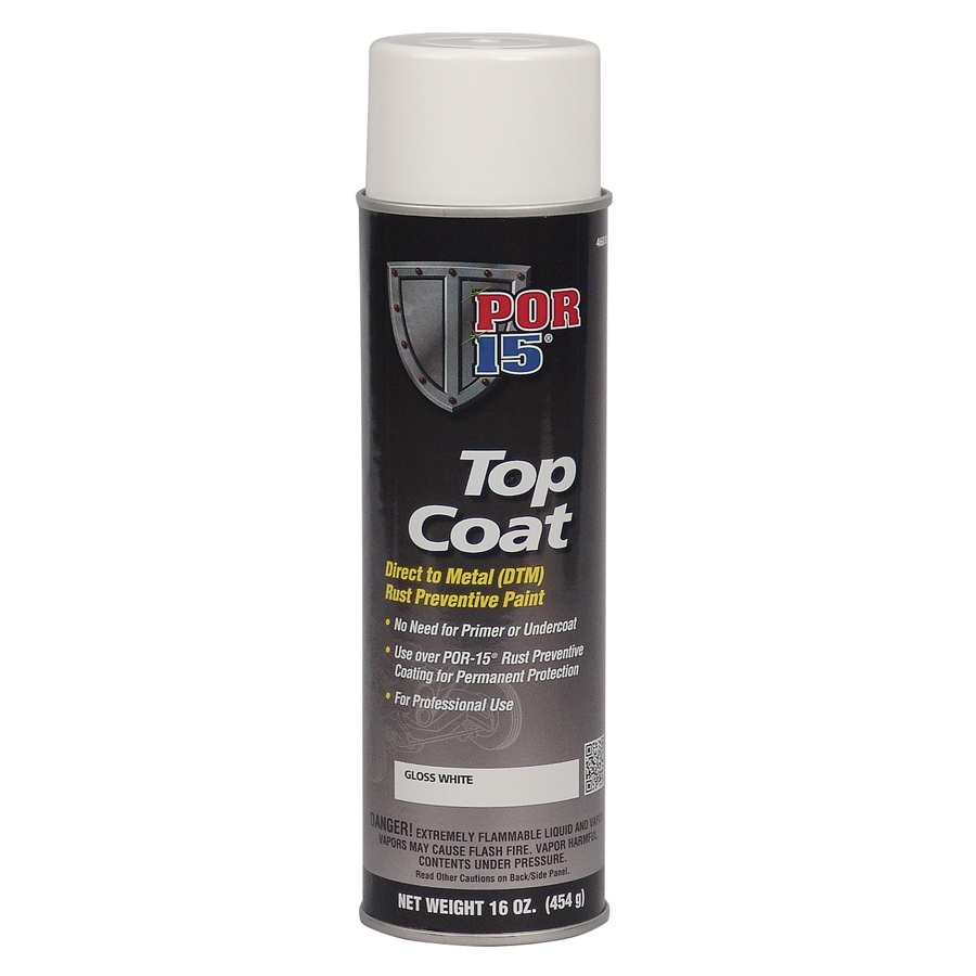 POR-15® Gloss White Topcoat, 16 oz Spray