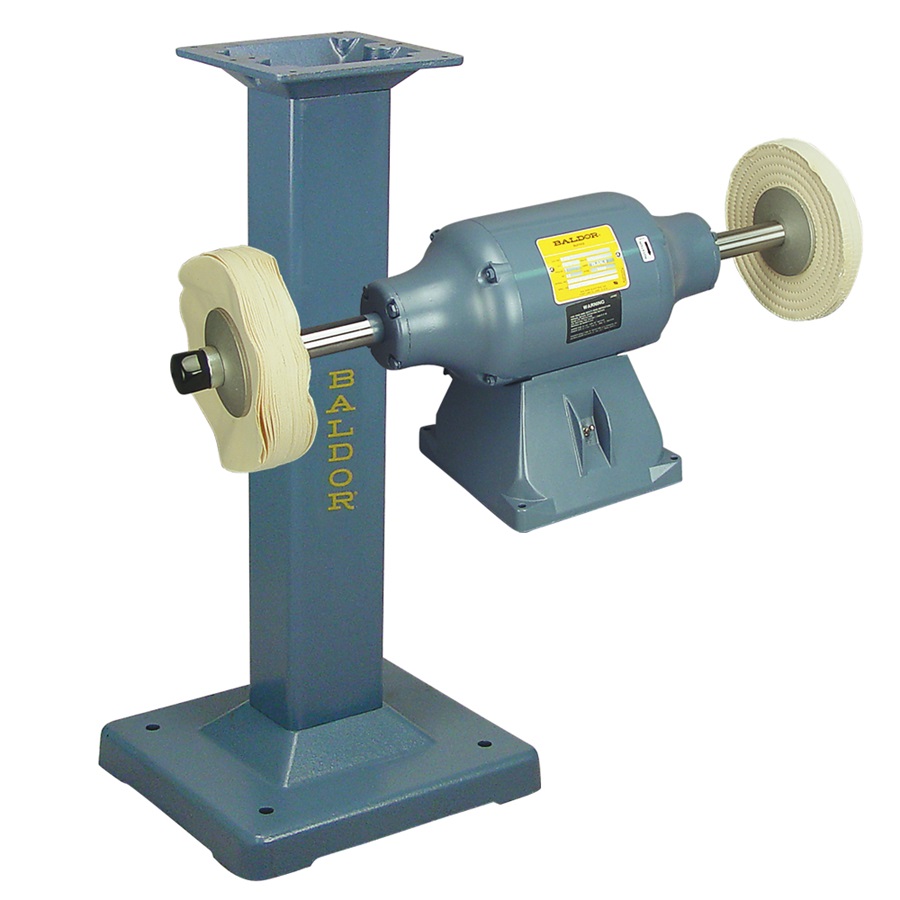 Baldor® 1-1/2HP Buffer and Baldor® Cast-Iron Stand