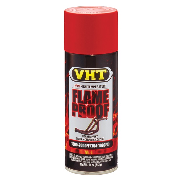 VHT® Flameproof™ High-Temp Paint - Flat Red, 11 oz