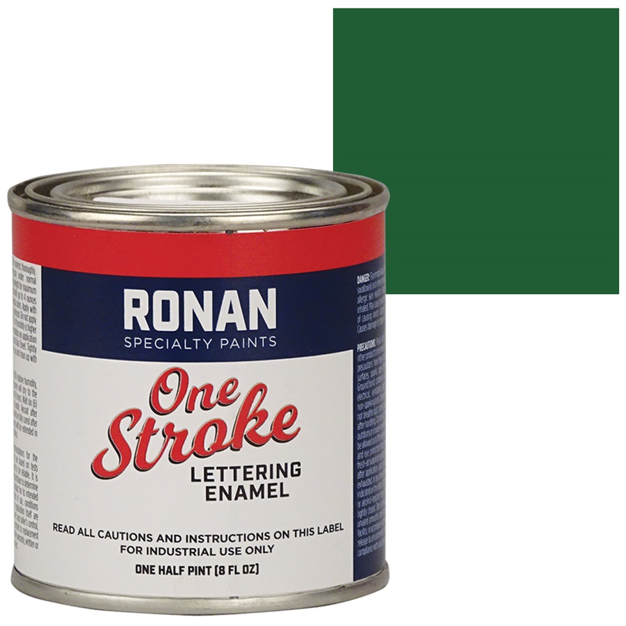 RONAN One Stroke Lettering Enamel Paint - Medium Green