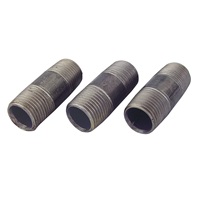 1/2" Nipple, 2" long, 3 pk