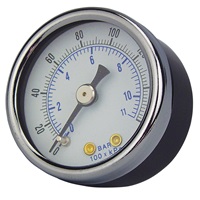 1/8&quot; Back Mount Air Line Gauge