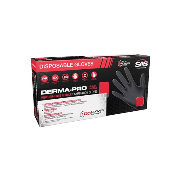 DERMAPRO™ Disposable Nitrile Work Gloves, Lrg TP Tools & Equipment