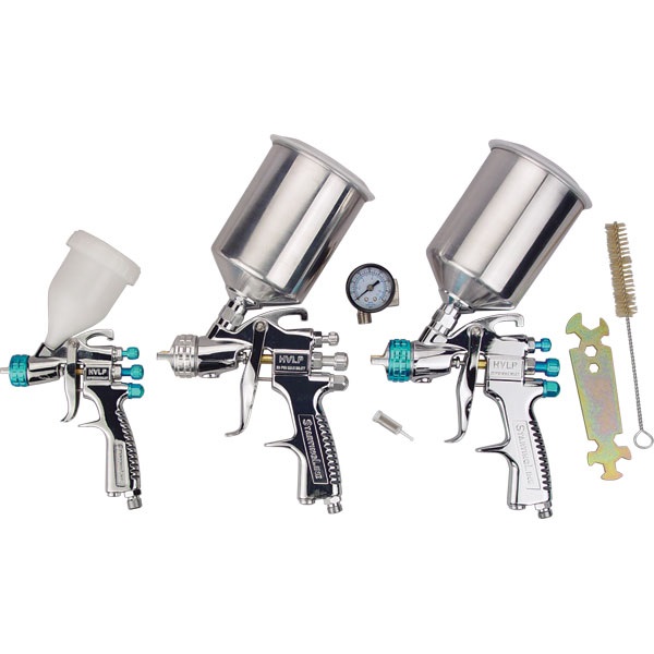 Devilbiss Startingline Hvlp Spray Gun Set Tp Tools Equipment