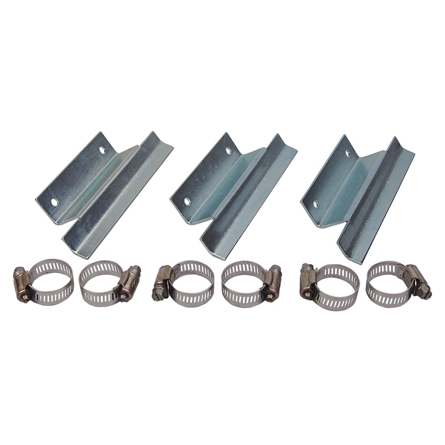 Metal Piping Wall Mounting Bracket Kit