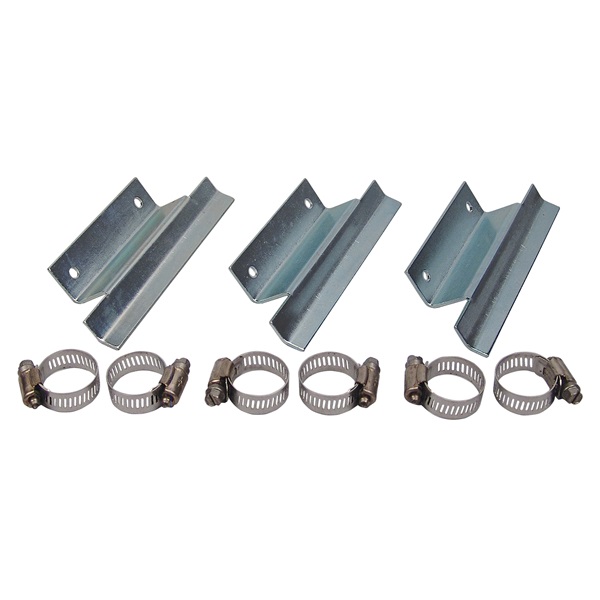 Metal Piping Wall Mounting Bracket Kit