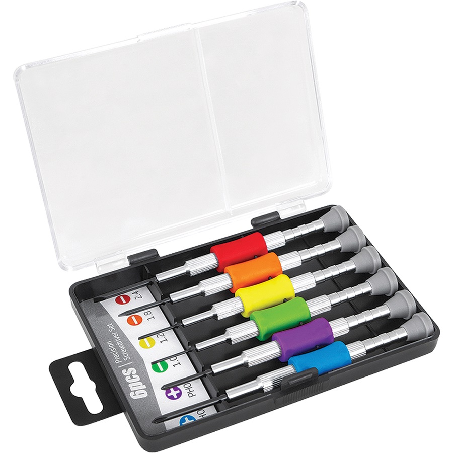 Performance Tool® 6-Pc Precision Chromatic Screwdriver Set