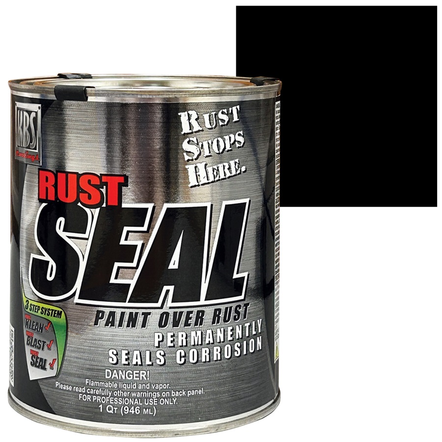 KBS RustSeal Gloss Black Rust Preventive Coating, Qt