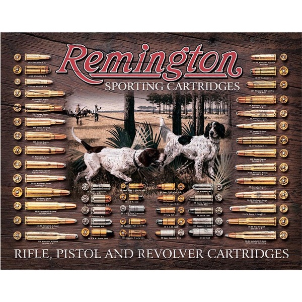 Remington Bullet Board Tin Sign - 16"W x 12-1/2"H