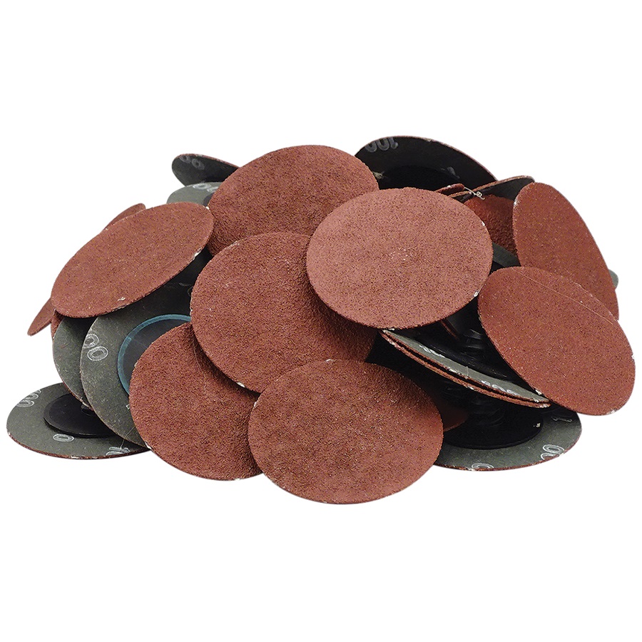 2" Quick-Change Sanding Discs - 100 Grit, 50 Pk