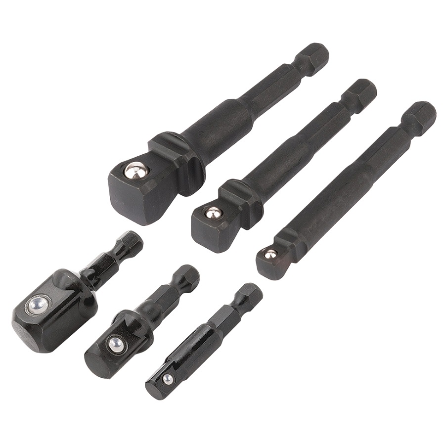 Titan™ 6-Pc Stubby & Wobble Socket Adapter Set