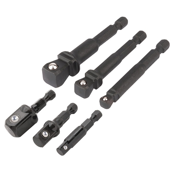 Titan™ 6-Pc Stubby & Wobble Socket Adapter Set