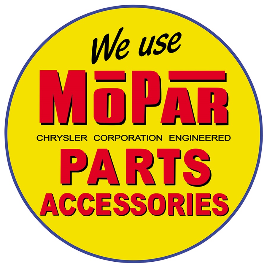 Mopar P & A Aluminum-Style Sign - 11-3/4" Dia