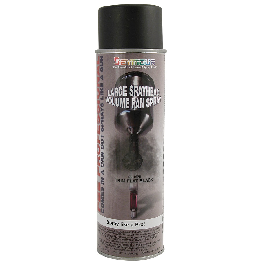 SEYMOUR® PBE Professional Trim Flat Black, 15 oz